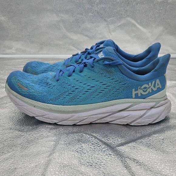 Men\'s Hoka Clifton 8 Running Sneaker Blue Size 10.5 main image 2